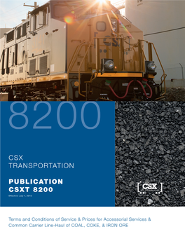 Csx Transportation Publication Csxt 8200 8200