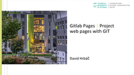 Gitlab Pages | Project Web Pages with GIT