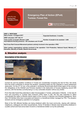 Tunisia: Forest Fire