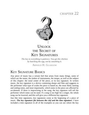 Chapter 22 Unlock the Secret of Key Signatures