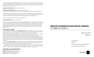 Bruce Conner's Explosive Cinema