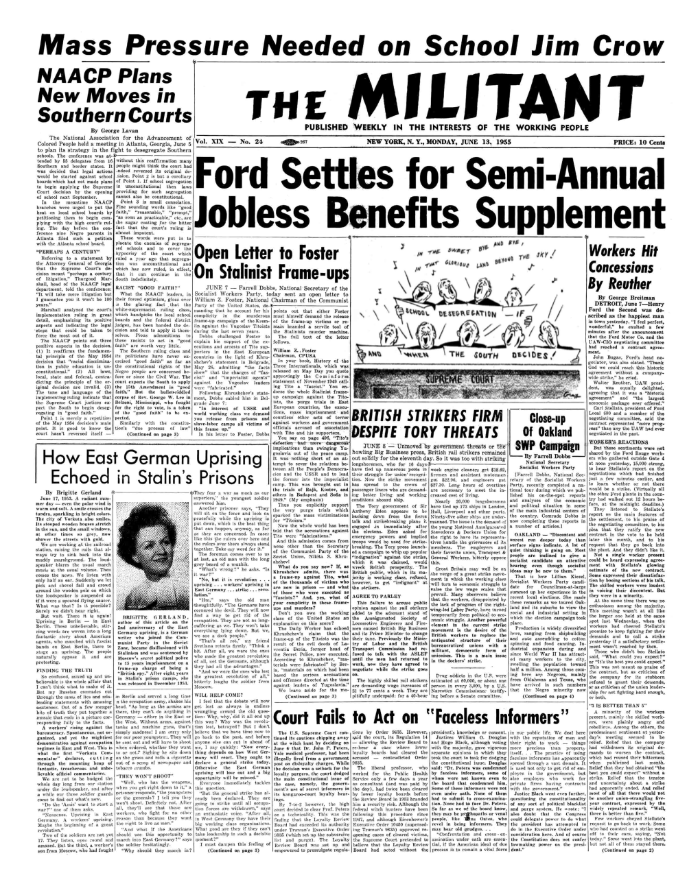 Ford Settles for Semi-Annual Jobless Benefits