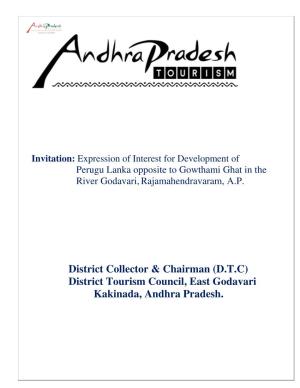 (DTC) District Tourism Council, East Godavari Kakinada, Andhra Pradesh