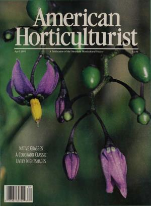 Erican Horticulturist Volume 74, Number 4 April 1995