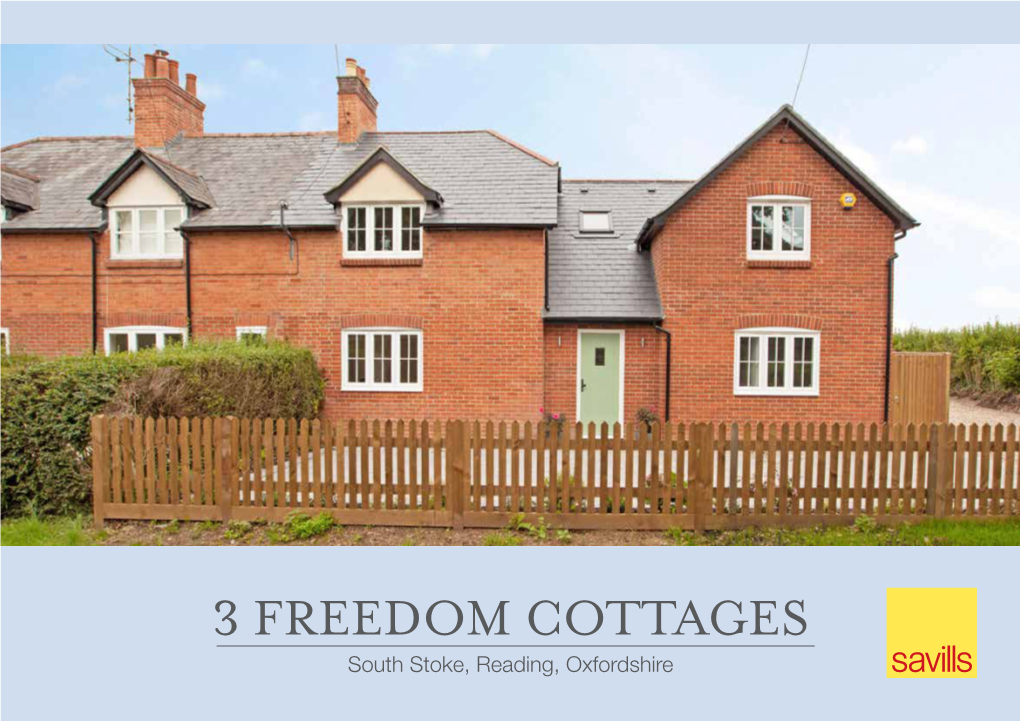 3 FREEDOM COTTAGES South Stoke, Reading, Oxfordshire Beautifully Renovated Character Cottage