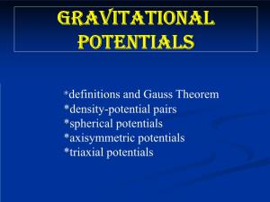 Gravitational Potentials
