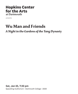 Wu Man and Friends a Night in the Gardens of the Tang Dynasty