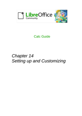 Chapter 14 Setting up and Customizing Calc | 3 Loading a Saved Keyboard Configuration