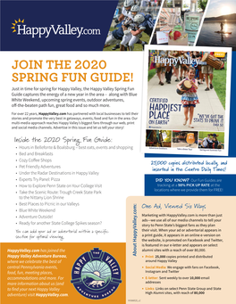 Join the 2020 Spring Fun Guide!