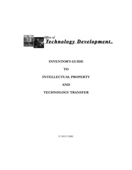 Inventor's Guide to Intellectual Property And