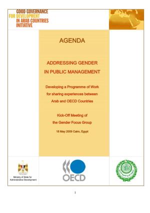 Good Governance for Development (Gfd) in Arab Countries Initiative, Which Is Jointly Carried out by the OECD and the UNDP Programme on Governance in the Arab Region