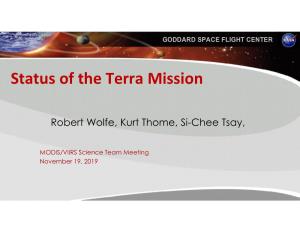 Status of the Terra Mission