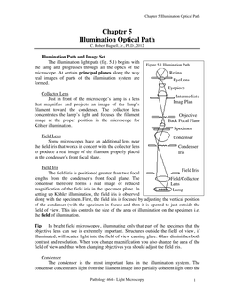 Chapter 5 Illumination Optical Path
