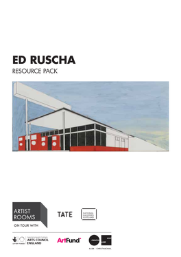 ARTIST ROOMS Ed Ruscha Learning Resource