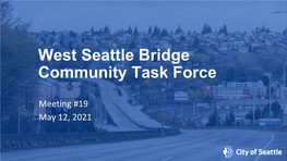 West Seattle Bridge Community Task Force