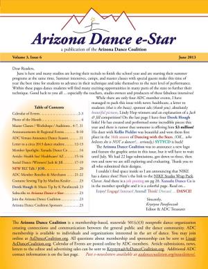 Arizona Dance E-Star (June 2013)