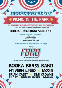 Independence Day PICNIC in the PARK