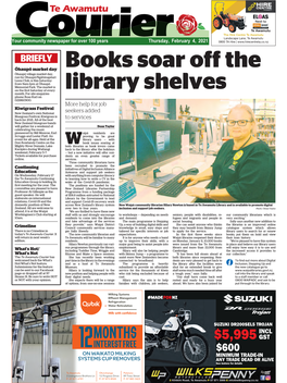 Te Awamutu Courier.It the New Community Librarian and Expectations