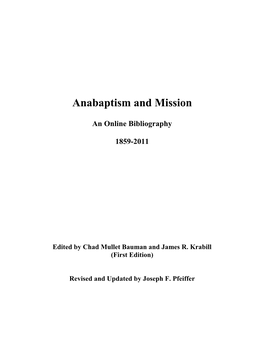 An Online Bibliography 1859-2011
