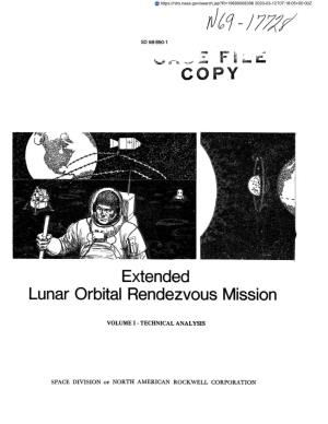Extended Lunar Orbital Rendezvous Mission
