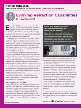 Evolving Refraction Capabilities by H