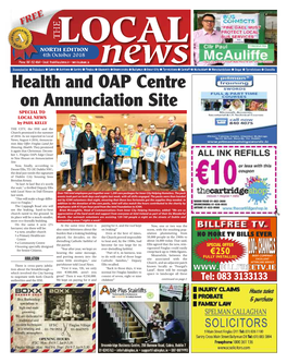 Health and OAP Centre on Annunciation Site SPECIAL to LOCAL NEWS by PAUL KELLY the CITY, the HSE and the Church Promised It the Summer of 2016
