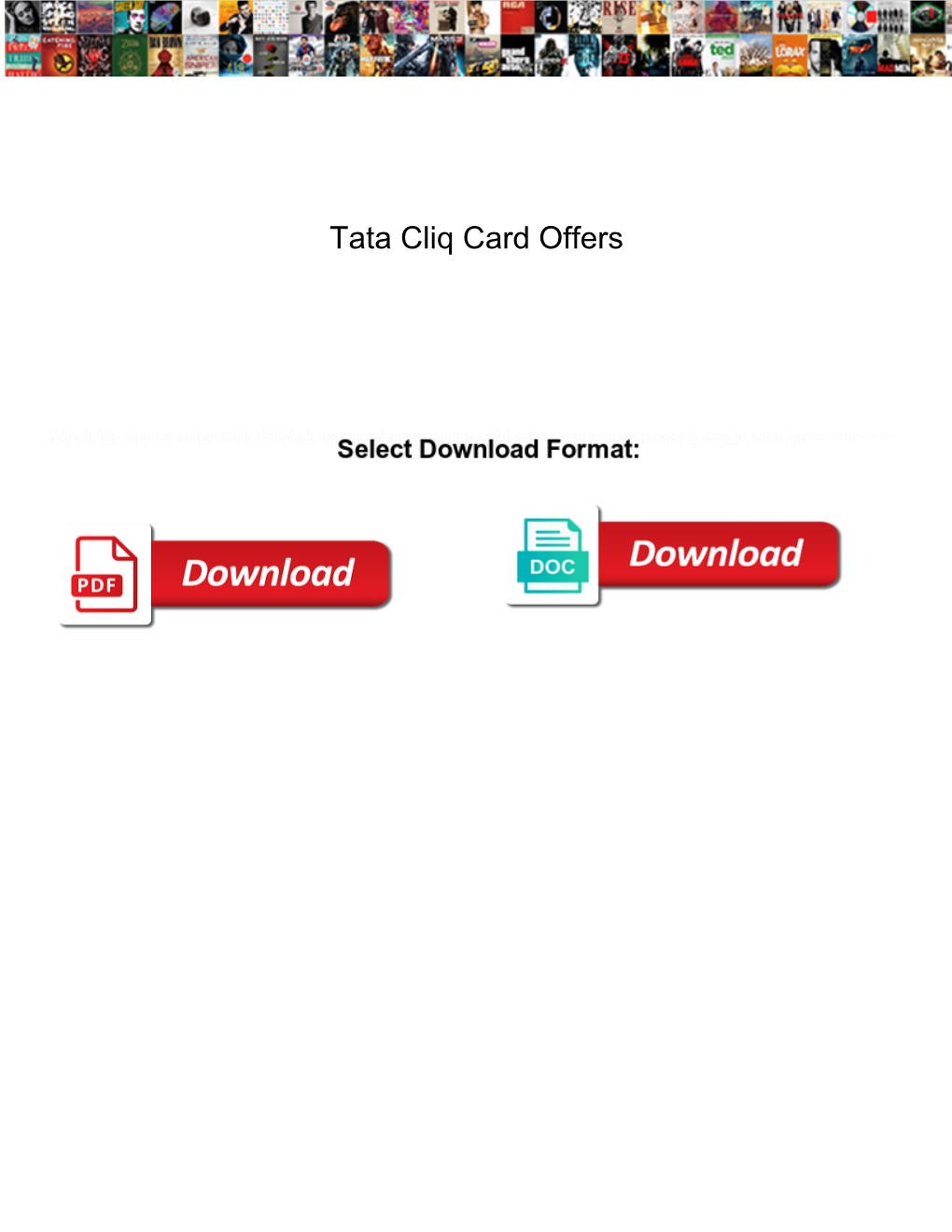 Tata Cliq Card Offers