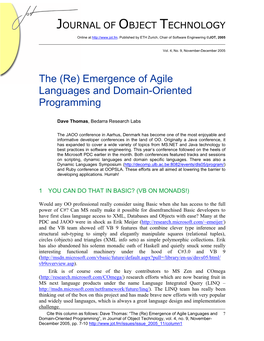 Domain-Oriented Programming