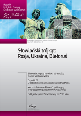 Słowiański Trójkąt: Rosja, Ukraina, Białoruś