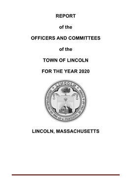 2020 Annual Town Report