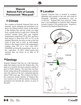 Wapusk National Park of Canada 2010
