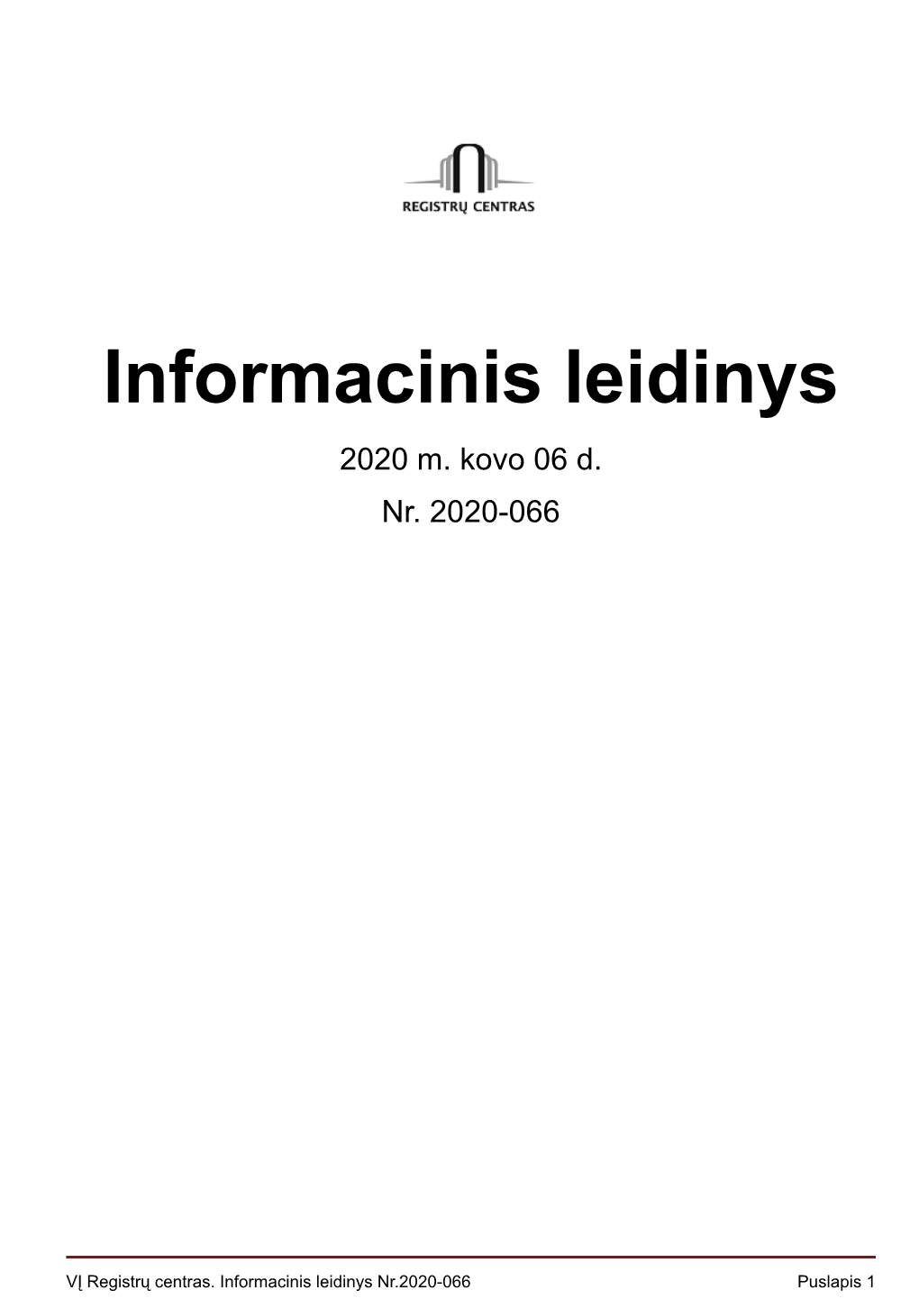 Informacinis Leidinys 2020 M