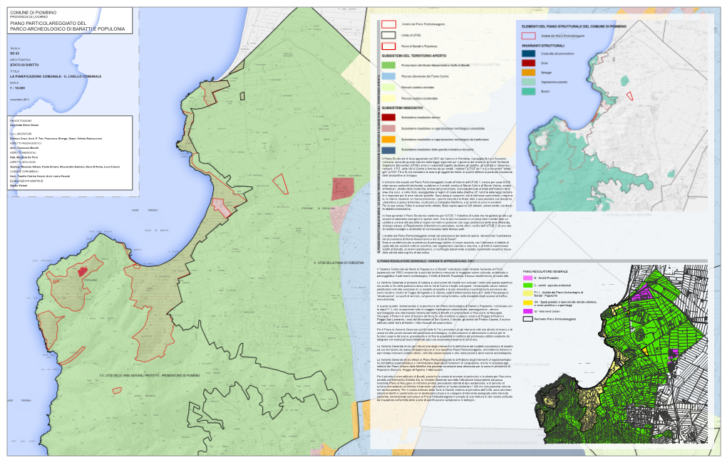 Piano Particolareggiato Del Parco Archeologico Di