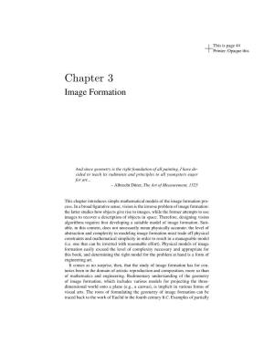 Chapter 3 Image Formation