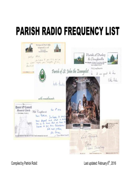 WPAS Frequency List