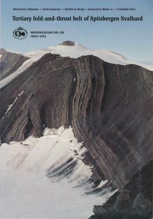 Tertiary Fold-And-Thrust Belt of Spitsbergen Svalbard