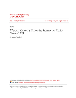2019 Western Kentucky University Stormwater Utility Survey 2019 C