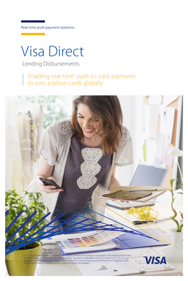 Visa Direct Lending Disbursements