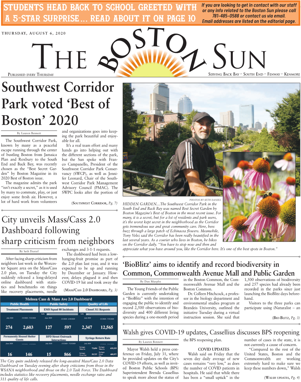 Southwest Corridor Park Voted 'Best of Boston' 2020