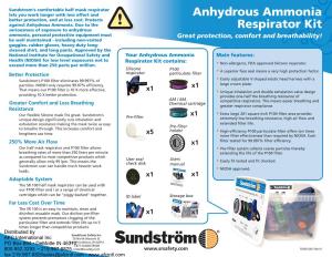 Anhydrous Ammonia Respirator