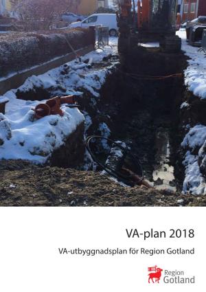 VA-Utbyggnadsplan För Region Gotland Plan För En Hållbar Utbyggnad Av VA-Försörjningen
