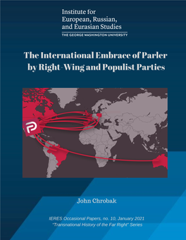 The International Embrace of Parler by Right-Wing and Populist Parties