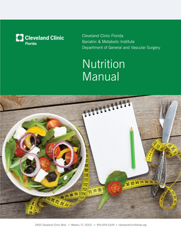 Nutrition Manual