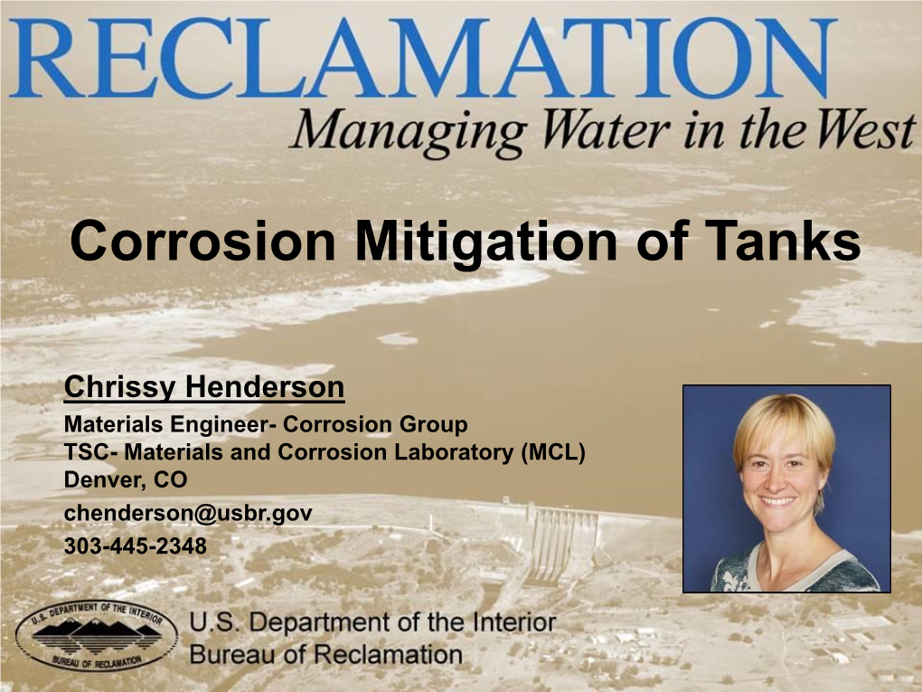 Corrosion Mitigation of Tanks