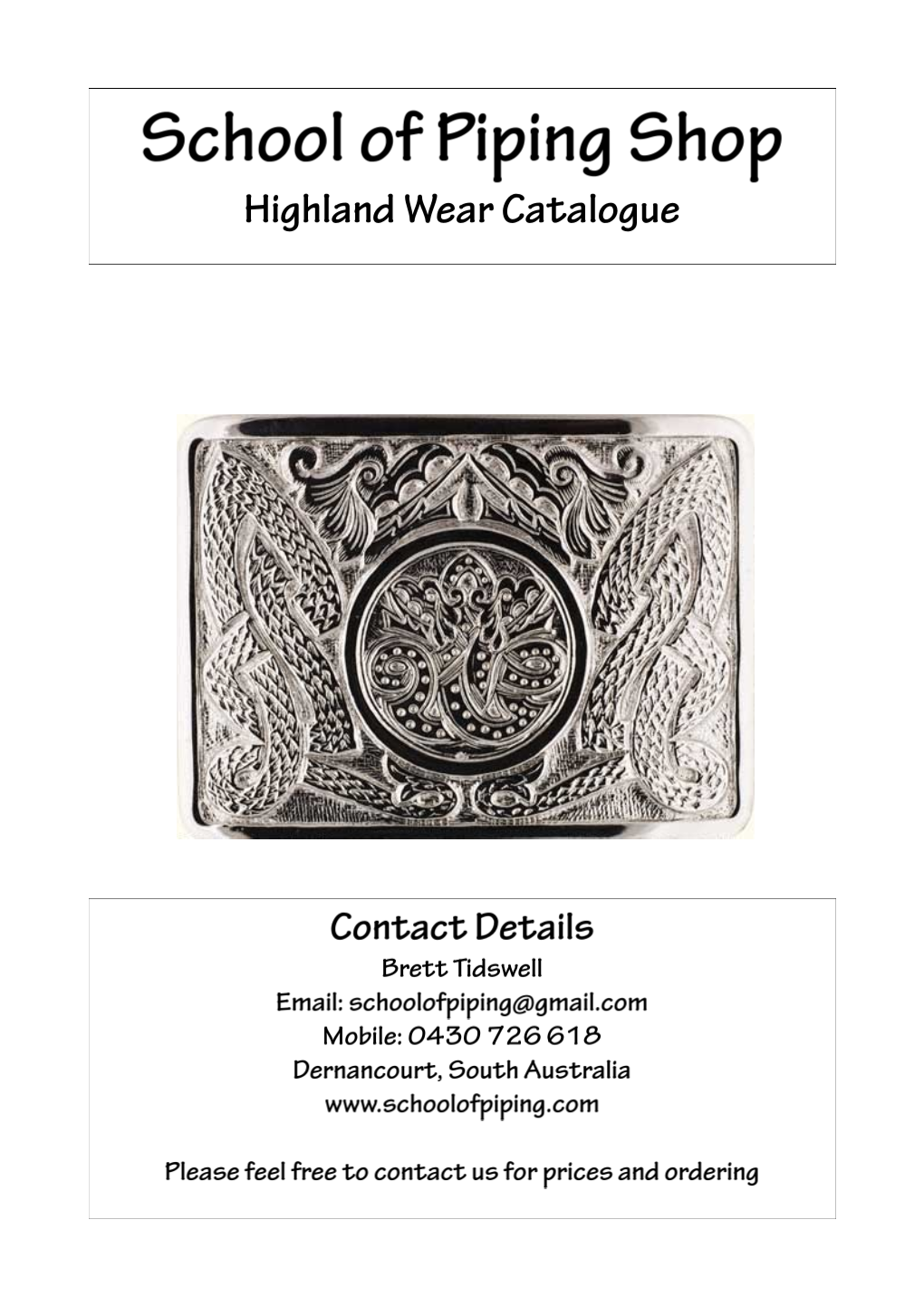 Download Highland Wear Catalogue