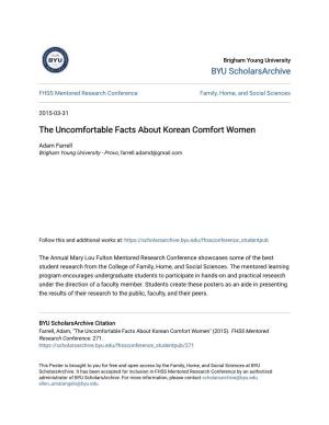 The Uncomfortable Facts About Korean Comfort Women