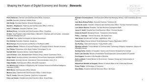 Shaping the Future of Digital Economy and Society Stewards