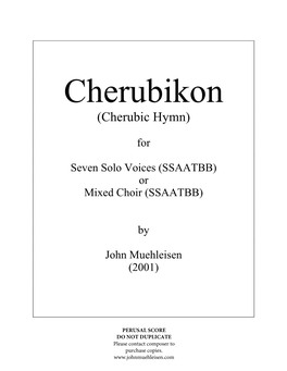 Cherubikon-Cherubic-Hymn.Perusal