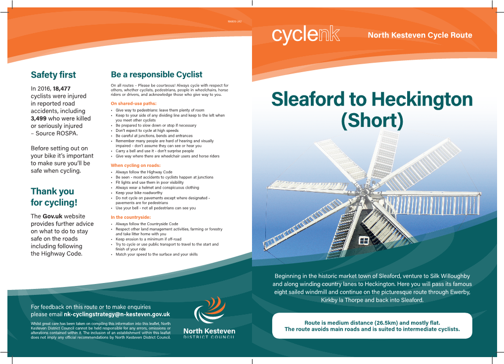 Sleaford to Heckington (Short