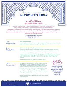 Mission to India
